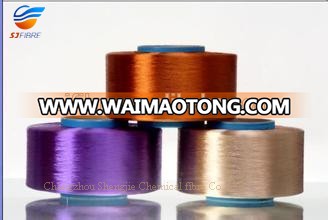 Dope dyed Polyester filament yarn for Knitting and fabric